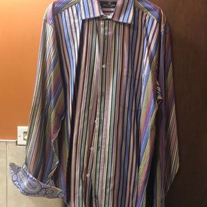 BUGATCHI Shirt/ Stripe